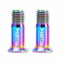 Ccjj 2pcs Titanium Bicycle Rear Derailleur Jockey Wheel Bolt Pour VTT Road Bike M514.2mm Bike Guide Roller Bolt Screw