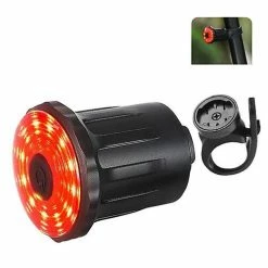 Mysight Feu Arrière Bicycle Brake Sensing Mtb Bike Taillight Saddle Bracket 7 Modes