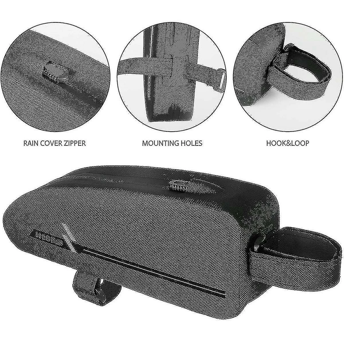 Unbranded 1 Pcs Bike Top Tube Bag Entièrement étanche Vélo Cadre Avant Energy Bag Accessoires De Cyclisme Pack Réservoir De Carburant Sac Vélo Téléphone Sac Pour Équitation Mountai 4 Unbranded 1 Pcs Bike Top Tube Bag Entièrement étanche Vélo Cadre Avant Energy Bag Accessoires De Cyclisme Pack Réservoir De Carburant Sac Vélo Téléphone Sac Pour Équitation Mountai – Image 4