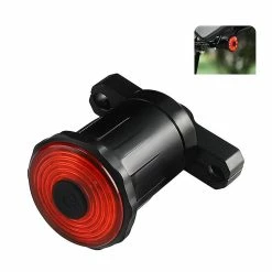 Ylhzg Feu Arrière Bicycle Brake Sensing Mtb Bike Taillight Saddle Bracket 7 Modes