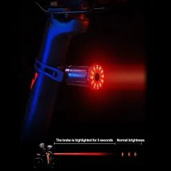 Ylhzg Feu Arrière Bicycle Brake Sensing Mtb Bike Taillight Saddle Bracket 7 Modes 7 Ylhzg Feu Arrière Bicycle Brake Sensing Mtb Bike Taillight Saddle Bracket 7 Modes -Vélo fixie Soldes 677357959 max