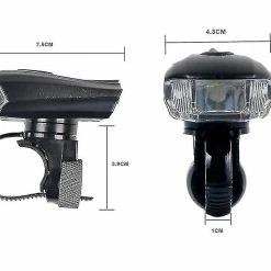 Unbranded Usb Rechargeable étanche Led Bike Lights Set Super Bright Lampe De Poche Lam -Vélo fixie Soldes 678567874 max