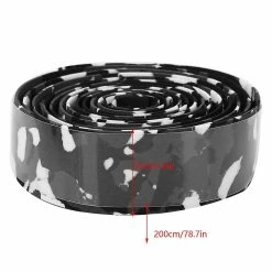 Gegong Anti-skid Mountain Bike Handlebar Tapes Bicycle Cycling Handle Bar Wrap (black&white Camo) -Vélo fixie Soldes 681841397 max