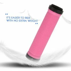 Unbranded Double Road Mountain Bike Bicycle Lock On Handlebar Grips - Rose -Vélo fixie Soldes 683830147 max