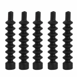 Gegong 5pcs Mountain Bicycle Bike V Brake Cable Rubber Boots Protective Hose Sleeve Cover Replacement
