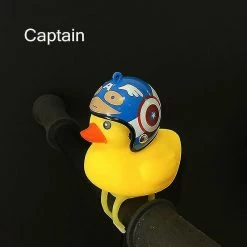 Unbranded Mtb Road Bike Bell Little Yellow Duck Avec Casque Klaxon Pour Enfants, Accessoires De Guidon De Vélo Jouets Pour Enfants Adultes Livraison Gratuite