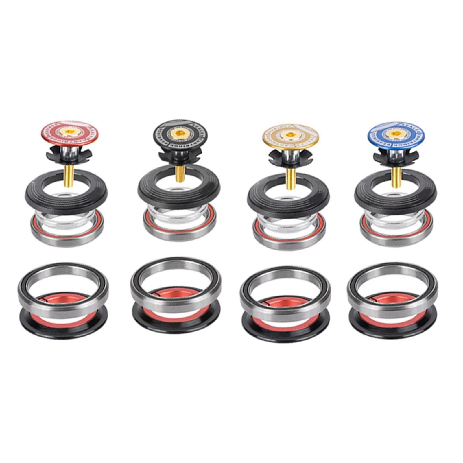 Gegong 42 52mm Road Bike Front Fork Casque Tube Effilé À Tube Droit Casque De Vélo Roulement 2 Gegong 42 52mm Road Bike Front Fork Casque Tube Effilé À Tube Droit Casque De Vélo Roulement – Image 2