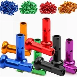 Sldxd Spoke Nipples 100pcs Bicycle Colorful Spoke Cap Aluminum Alloy 14g Spoke14mm Copper Nipples Mtb Bike Parts Caps Cycling Spokes For Bicycle (color : Bl -Vélo fixie Soldes 711227945 max