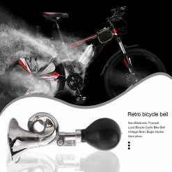 Unbranded Trompette Non électronique Loud Ycle Cycle Bike Vinta Retro Bugle Hooter Horn Silver -Vélo fixie Soldes 712366661 max