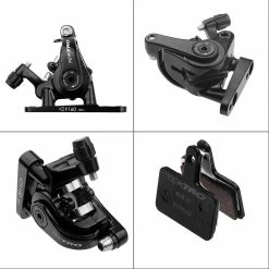 Unbranded C550 Road Bike Dual Cable Caliper Front Disc Frein Mechanical Disc Double Brakes Bicycle Parts -Vélo fixie Soldes 721937340 max