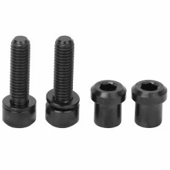 Gegong 4pcs Risque Titanium Alloy M5 * 18 Vis De Tige Set Pour Mountain Bike Road Bicycles Bolts Accessoires De Remplacementnoir -Vélo fixie Soldes 730348275 max