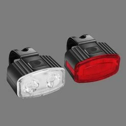 Unbranded Bicyclette-avant Phare-et Arrière Arrière Usb Rechargeable Mtb-bike Light Set -Vélo fixie Soldes 731368954 max