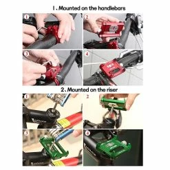 Unbranded Support De Téléphone De Vélo Scooter Phone Clip Réglable Bike Phone Mount Stand -Vélo fixie Soldes 731369093 max