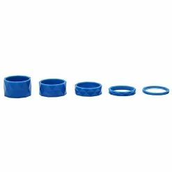 Unbranded 5pcs Fibre De Carbone Bicyclettes Casque Entretoises Set Threadless Bike Front Stem Fork