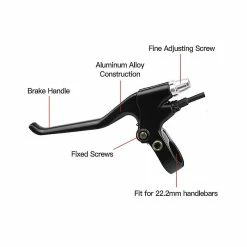 Otwoo 1 Paire De Vélos électriques Levier De Frein E-bike Droite Gauche Levier Pièces De Rechange -Vélo fixie Soldes 731666483 max