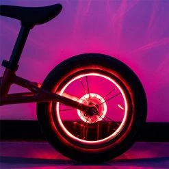 Unbranded Bicycle Wheel Light Smart 12 Led Flash Light Warning Light Balance Bike Light Vibration Sensing Li