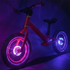Unbranded Bicycle Wheel Light Smart 12 Led Flash Light Warning Light Balance Bike Light Vibration Sensing Li -Vélo fixie Soldes 732106680 max