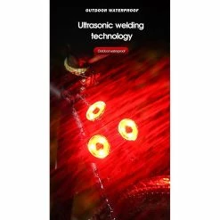 Rosalind Bike Lights Imperméable à L’eau Flash Tail Light Bike Arrière Tail Light Mountain Bike Led Phare Et Tail L -Vélo fixie Soldes 734781075 max