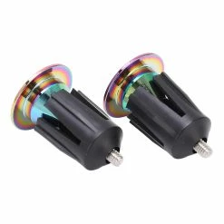 Gegong 2pcs Mountain Bike Handlebar End Caps Inflatable Adjustable Plated Colorful Aluminum Alloy -Vélo fixie Soldes 740262168 max