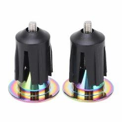Gegong 2pcs Mountain Bike Handlebar End Caps Inflatable Adjustable Plated Colorful Aluminum Alloy -Vélo fixie Soldes 740262175 max