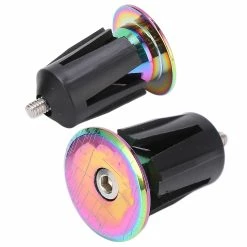 Gegong 2pcs Mountain Bike Handlebar End Caps Inflatable Adjustable Plated Colorful Aluminum Alloy -Vélo fixie Soldes 740262188 max