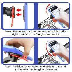 Unbranded Bike Scooter Navigation Support De Téléphone Supporteur De Guidon De Moto Réglable Tige Support Rack Cycl -Vélo fixie Soldes 740607676 max