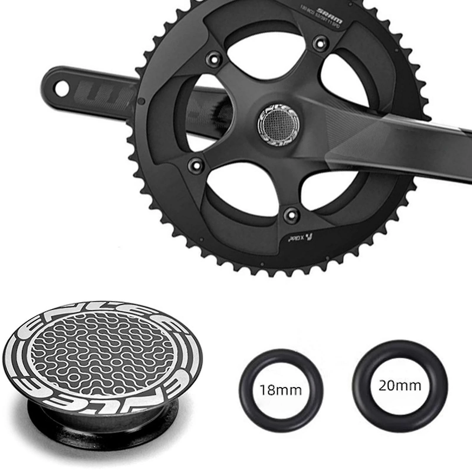 Unbranded Bike Crank Dust Cap Bicycle Aluminum Alloy Crank Cover For Older Style Road Mountain Bmx Bikes A 1 Unbranded Bike Crank Dust Cap Bicycle Aluminum Alloy Crank Cover For Older Style Road Mountain Bmx Bikes A