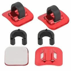 Gegong Cansucc 4 Pcs Bike Brake Cable Tube Guide Shifter Adapter Bicycle Frame C Buckle(red) -Vélo fixie Soldes 753096617 max