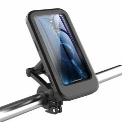 Jnnjv 360 Degrés Rotatif Vélo Portable Support De Téléphone Portable Mountain Bike Guidon Support De Téléphone Accès Vélo