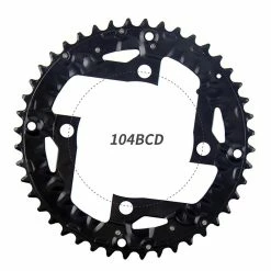 Unbranded Prowheel Triple/double Chainring 64/96/104bcd Mountain Bike Chainwheel