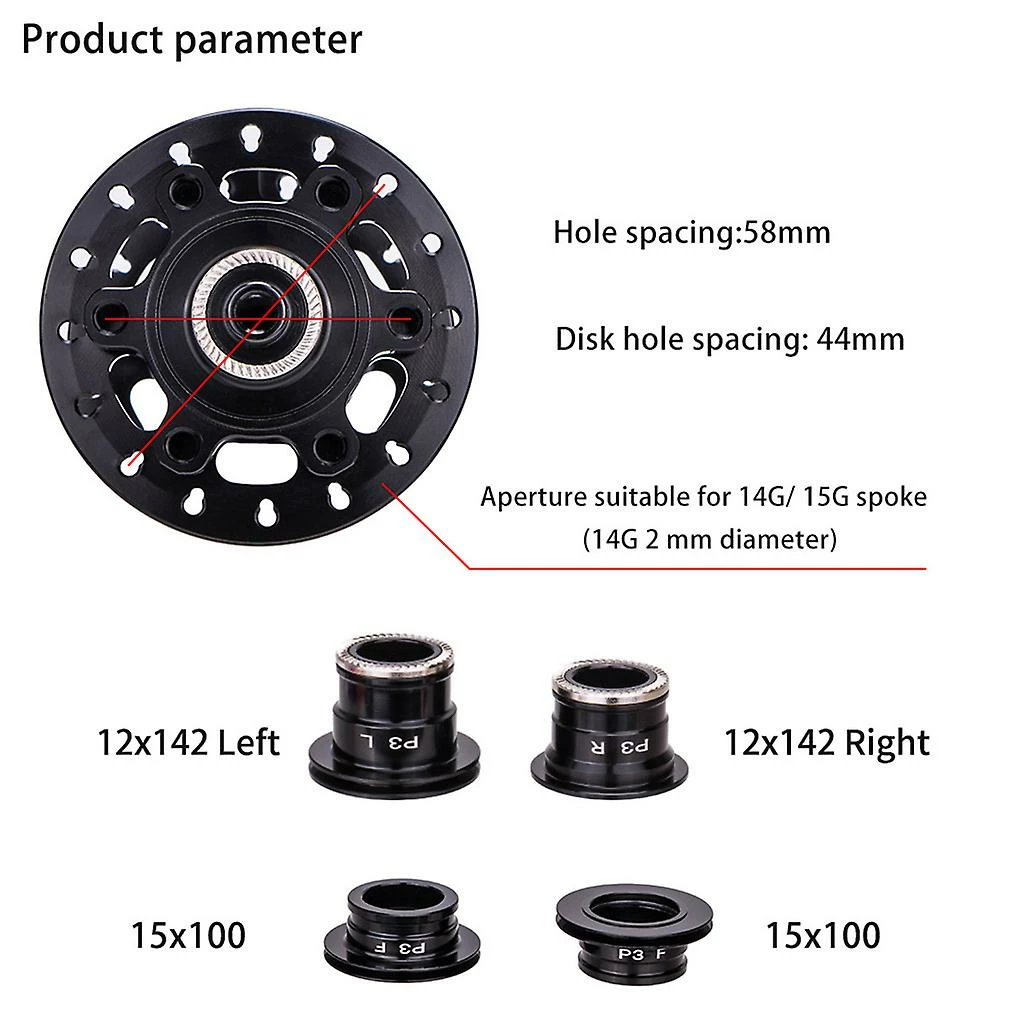 Unbranded Mountain Bike 6-claw Disc Brake Hub 32 Hole Disc Hub Pour VTT 4 Unbranded Mountain Bike 6-claw Disc Brake Hub 32 Hole Disc Hub Pour VTT – Image 4