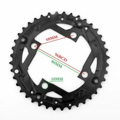 Unbranded Prowheel Triple/double Chainring 64/96/104bcd Mountain Bike Chainwheel 8 Unbranded Prowheel Triple/double Chainring 64/96/104bcd Mountain Bike Chainwheel -Vélo fixie Soldes 756050615 max 3