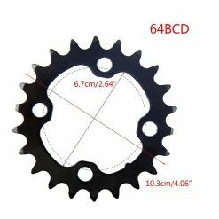 Unbranded Prowheel Triple/double Chainring 64/96/104bcd Mountain Bike Chainwheel -Vélo fixie Soldes 756050744 max