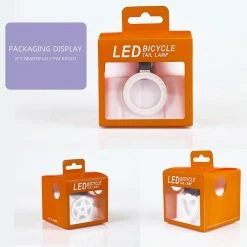 Unbranded Professional Imperméable à L’eau Bike Tail Light Ipx2 Safety Flash Red Lamp Rear Light -Vélo fixie Soldes 756050828 max