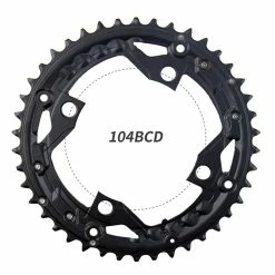 Unbranded Prowheel Triple/double Chainring 64/96/104bcd Mountain Bike Chainwheel