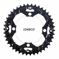 Unbranded Prowheel Triple/double Chainring 64/96/104bcd Mountain Bike Chainwheel