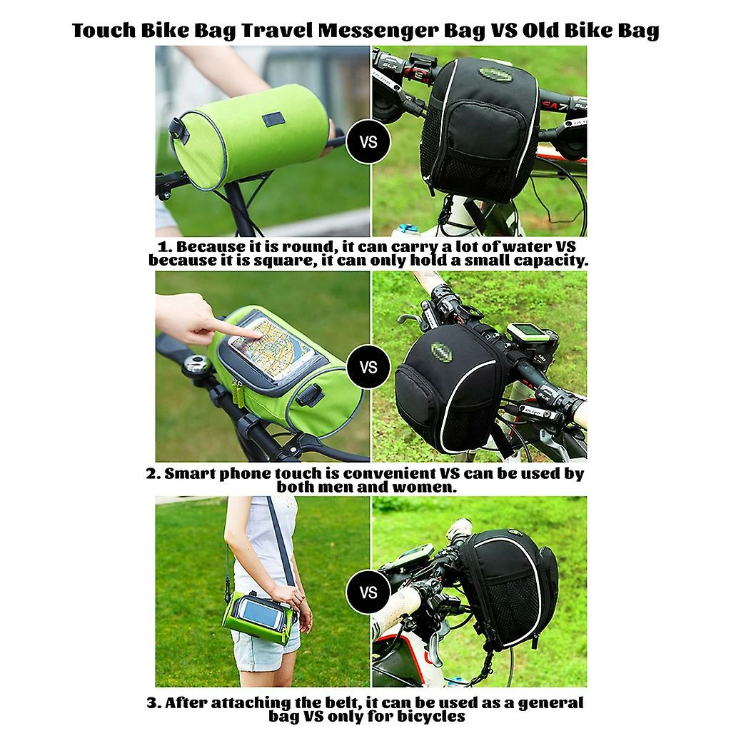 Unbranded Cycling Tube Top Bike Front Bag Guidon Bike Bag Bike Frame Cycling Bag 2 Unbranded Cycling Tube Top Bike Front Bag Guidon Bike Bag Bike Frame Cycling Bag – Image 2