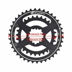 Unbranded Convient Pour Sram Xo1 X1 Gx Xo X9, Gxp Mountain Bike Double Chain, Crown