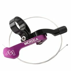 Unbranded Mountain Bike Seatpost Dropper Cnc Remote Lever Kit S’adapte à La Poignée Réglable