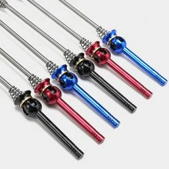 Unbranded 1 Set Bicycle Axle Skewers MTB Road Bike Wheels Verrouillage Sécurité Rapide -Vélo fixie Soldes 756052898 max