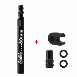 Unbranded Bike Presta Pour Ensemble D’extension De Soupape, 60mm 80mm, Alliage D’aluminium, Or Noir Rouge Silve