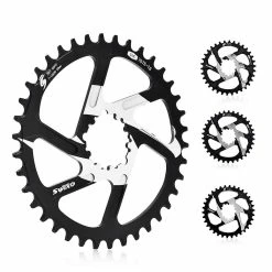 Unbranded Mountain Bike Sprocket 32/34/36/38t Bike Gxp Chainring Bicycle Chain Ring -Vélo fixie Soldes 756053669 max 1