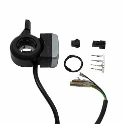 Unbranded Électrique 106dx Thumb Throttle 24-48v / Plug E-bike Right Hand Throttle