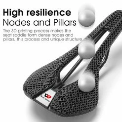 Jhshop West Biking 3d Printed Bicycle Saddle Liquid Resins Honeycomb Bike Seat Super Soft Cushion Mtb Road Triathlon Cycling Race Seat -Vélo fixie Soldes 758971557 max