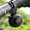 Unbranded Vélo électrique Horn Usb Rechargeable Bike Bell 120db Invisible Bike Alarm Loud Horn Waterproof 3 Mode Alarm Ring For Mountain / Road Bike Scooter Handleb