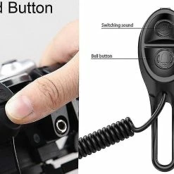 Unbranded Vélo électrique Horn Usb Rechargeable Bike Bell 120db Invisible Bike Alarm Loud Horn Waterproof 3 Mode Alarm Ring For Mountain / Road Bike Scooter Handleb -Vélo fixie Soldes 763136913 max