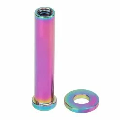 Unbranded Vélo C Pince Écrous Fixes Titanium Alloy Road Bike C Brake Pivot Nuts Avec Rondelle Pour Mountain Road Bike 40mm