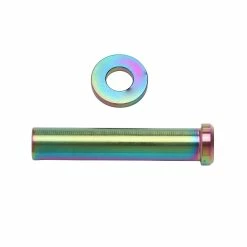 Unbranded Vélo C Pince Écrous Fixes Titanium Alloy Road Bike C Brake Pivot Nuts Avec Rondelle Pour Mountain Road Bike 40mm -Vélo fixie Soldes 763695147 max