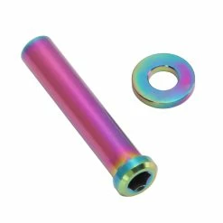 Unbranded Vélo C Pince Écrous Fixes Titanium Alloy Road Bike C Brake Pivot Nuts Avec Rondelle Pour Mountain Road Bike 40mm -Vélo fixie Soldes 763695289 max