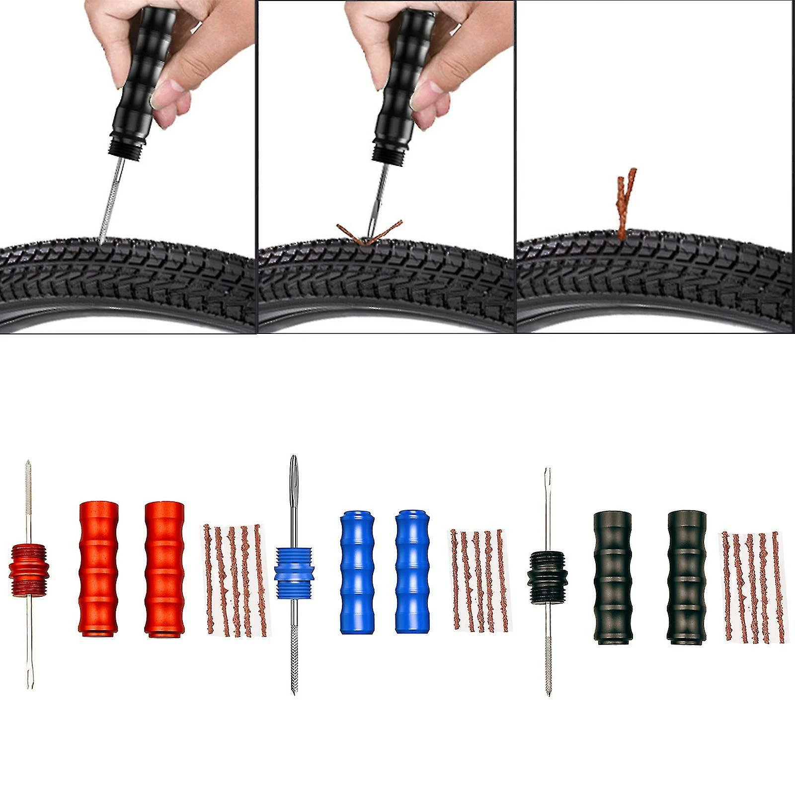 Lily & Me Lilyme Bike Tire Repair Kit For Mtb Bicycle Tubeless Aluminum Alloy Tires Fix Puncture 1 Lily & Me Lilyme Bike Tire Repair Kit For Mtb Bicycle Tubeless Aluminum Alloy Tires Fix Puncture